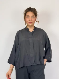 Aequamente 126 Blouse Asfalto