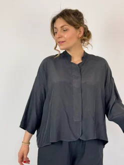 Aequamente 126 Blouse Asfalto