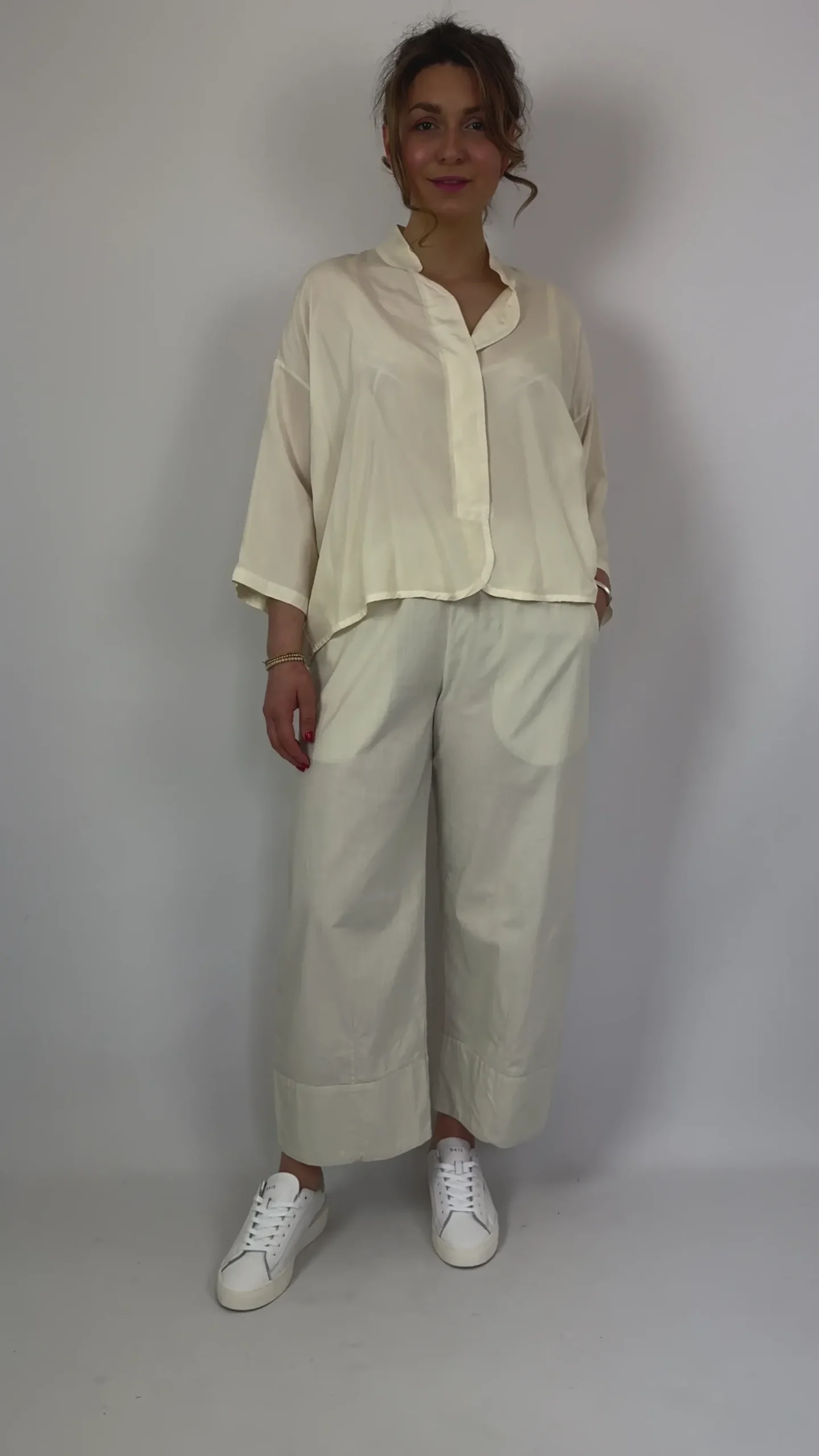 Aequamente 126 Blouse Chalk