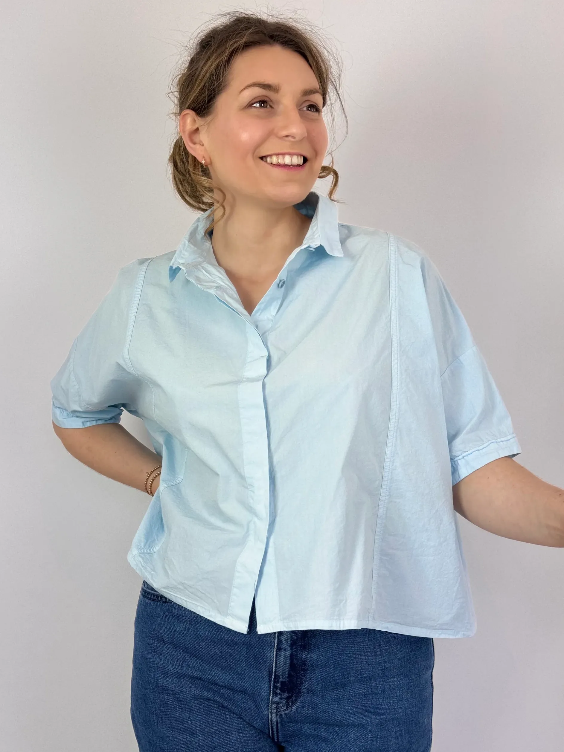 Aequamente 158 Shirt Cielo