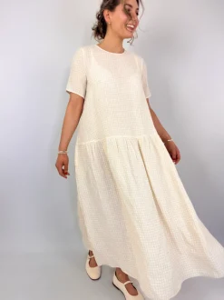 Apuntob 1649 Dress Milk Sand