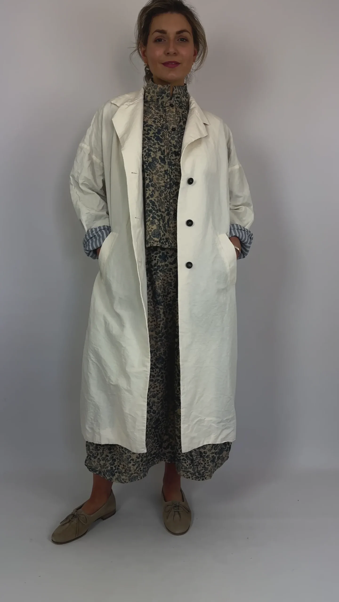 Bergfabel Moon Coat Off-White