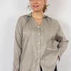 Christian Peau GN Blouse Navy Stripe