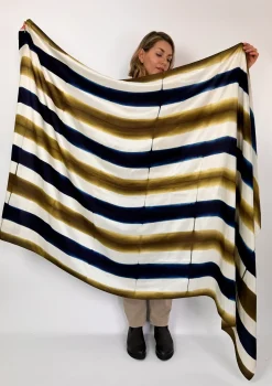 Denovembre Miracle Scarf Blue/Khaki