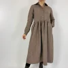 Der Antagonist 8 Embroidered Dress Brown Check