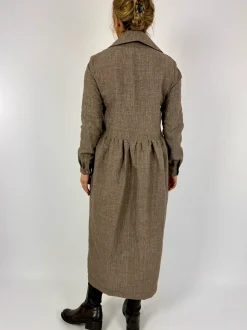 Der Antagonist 8 Embroidered Dress Brown Check