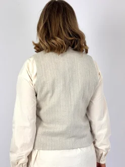 Der Antagonist 3 Waistcoat Natural