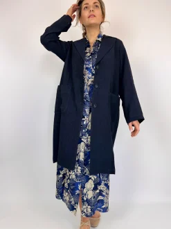 Diega Mileno Coat Marine