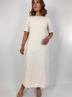 Emin & Paul Linen Dress Cream