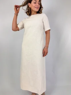 Emin & Paul Linen Dress Cream