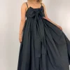 Emin & Paul Tie Front Dress Black