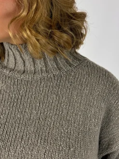 Evam Eva Turtleneck Jumper Mocha