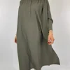 Evam Eva Wool Dress Winter Leaf