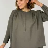 Evam Eva Wool Shirt Winter Leaf