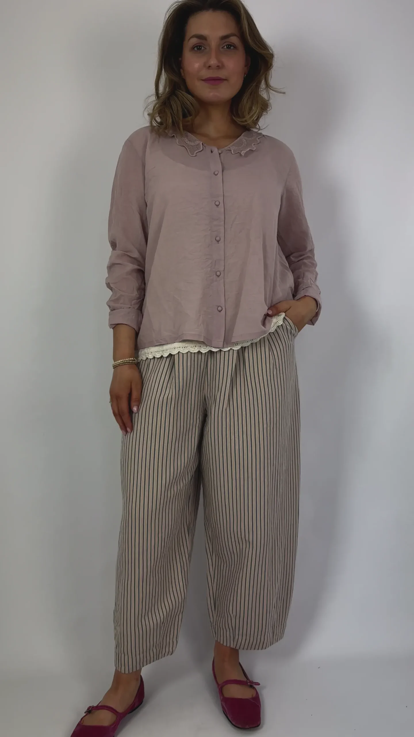 Ewa i Walla Agna Blouse Mauve