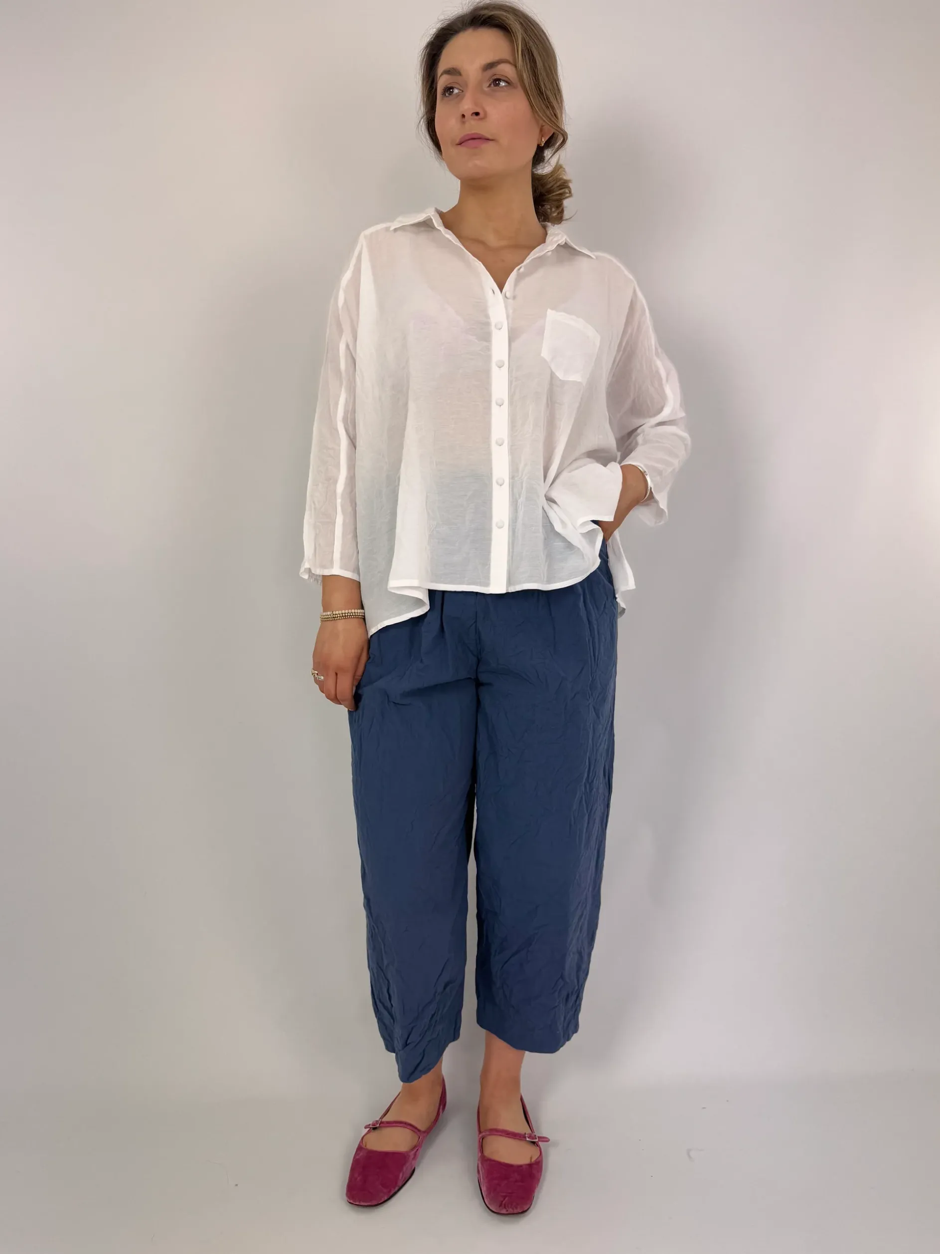 Ewa i Walla Eris Blouse White