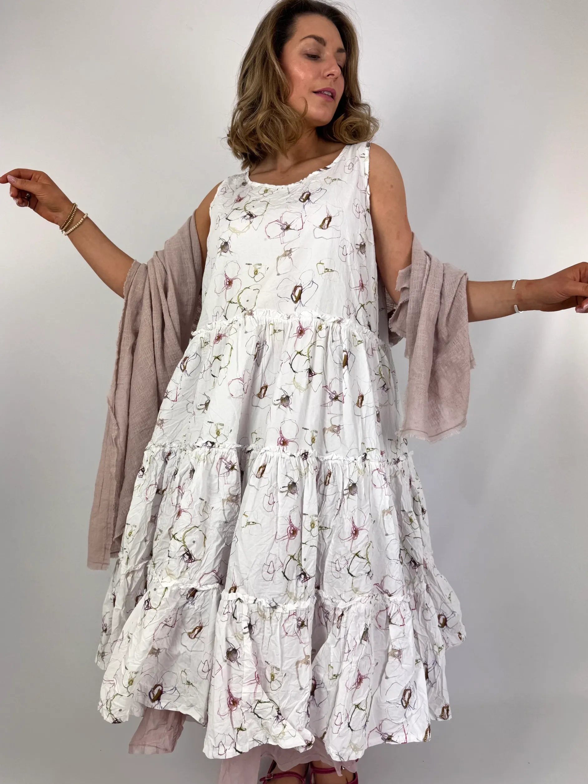 Ewa i Walla Judy Shawl Mauve