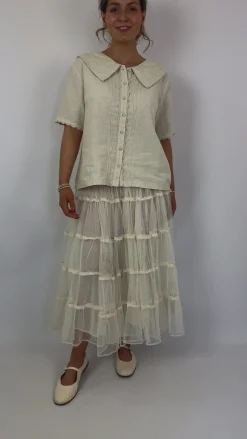Ewa i Walla Sandra Skirt Bone