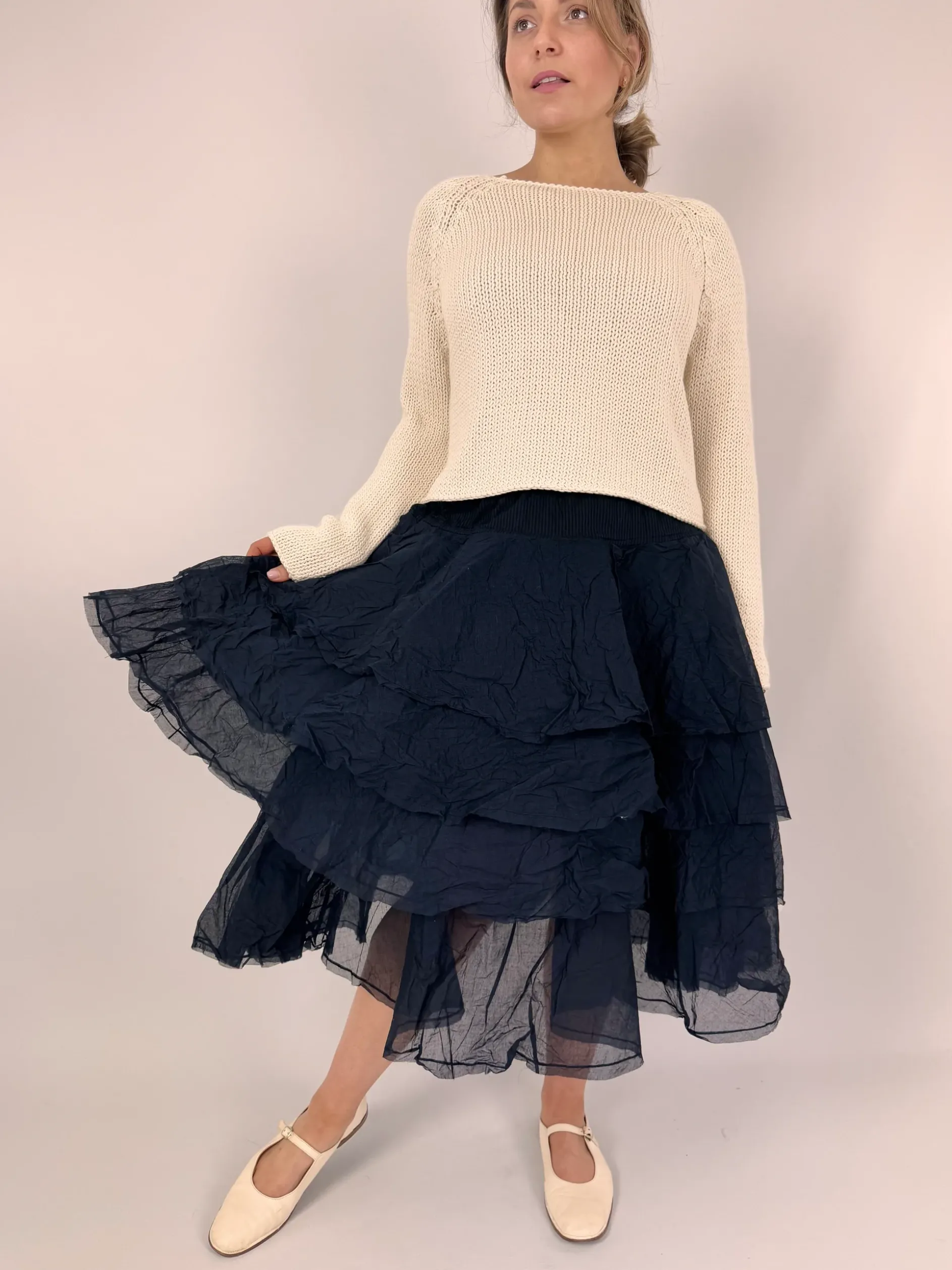 Ewa i Walla Tine Skirt Black