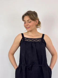 Hannoh Wessel Diana Dress Navy