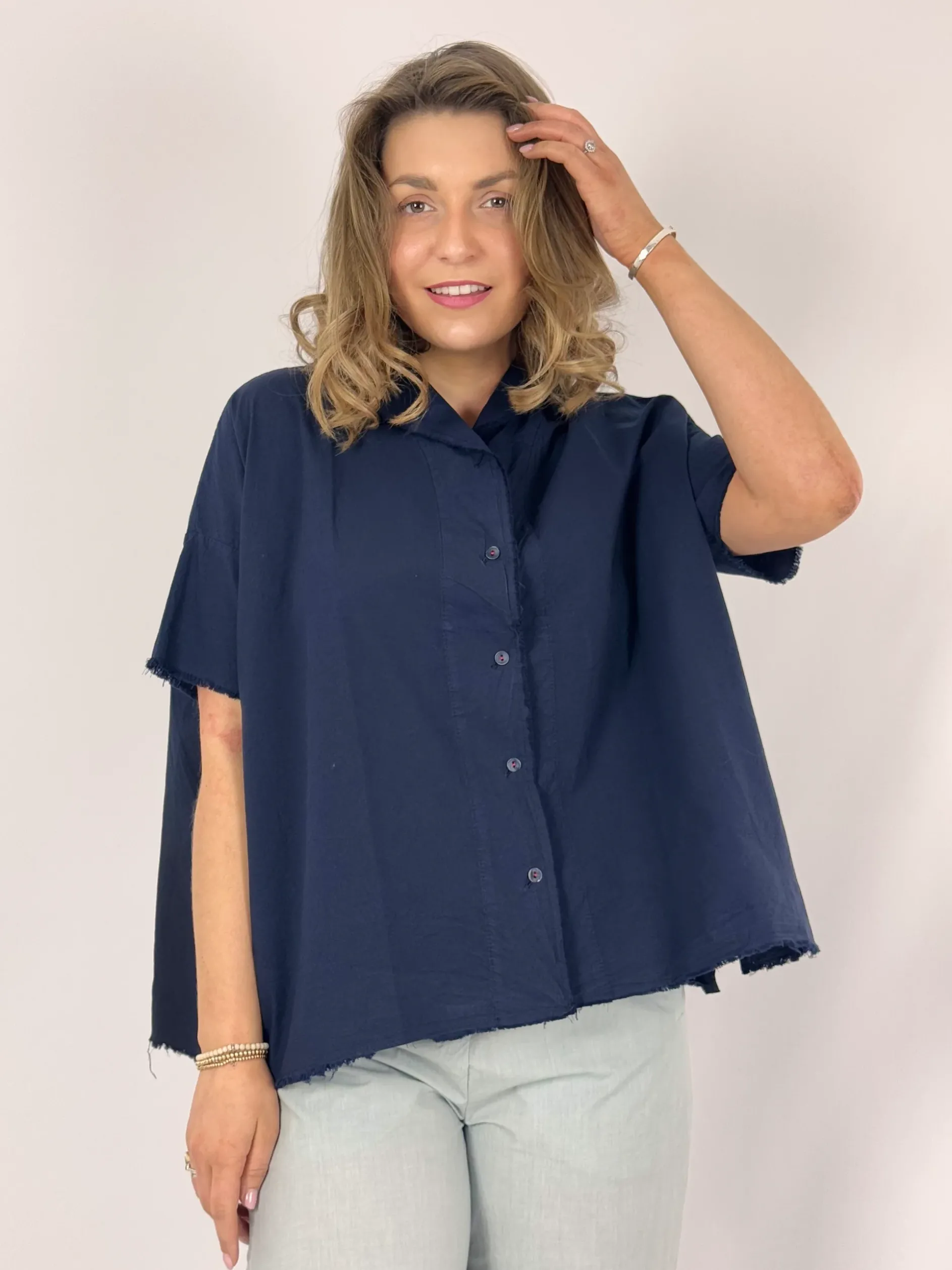 Hannoh Wessel Serenity Shirt Navy