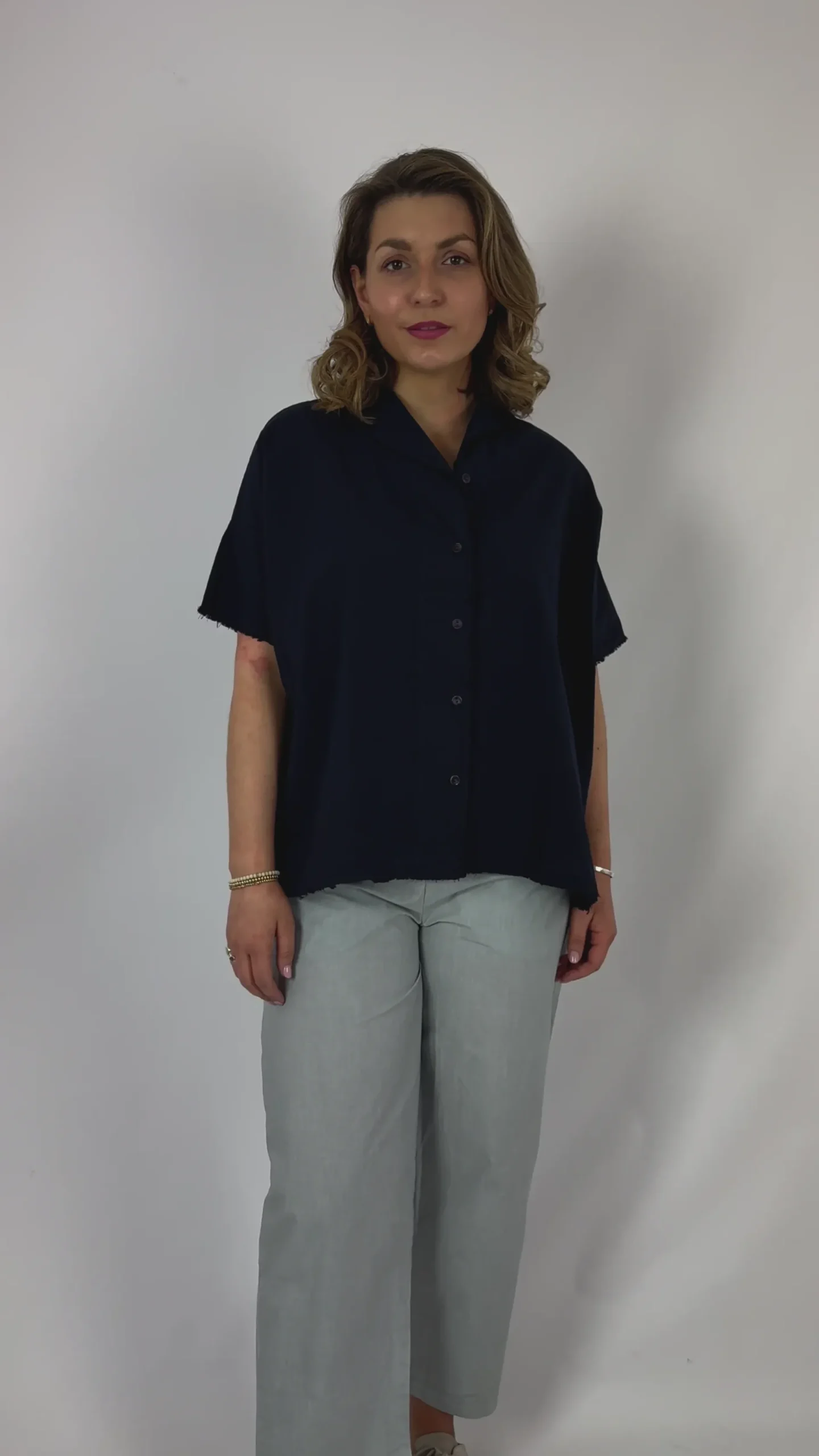 Hannoh Wessel Serenity Shirt Navy
