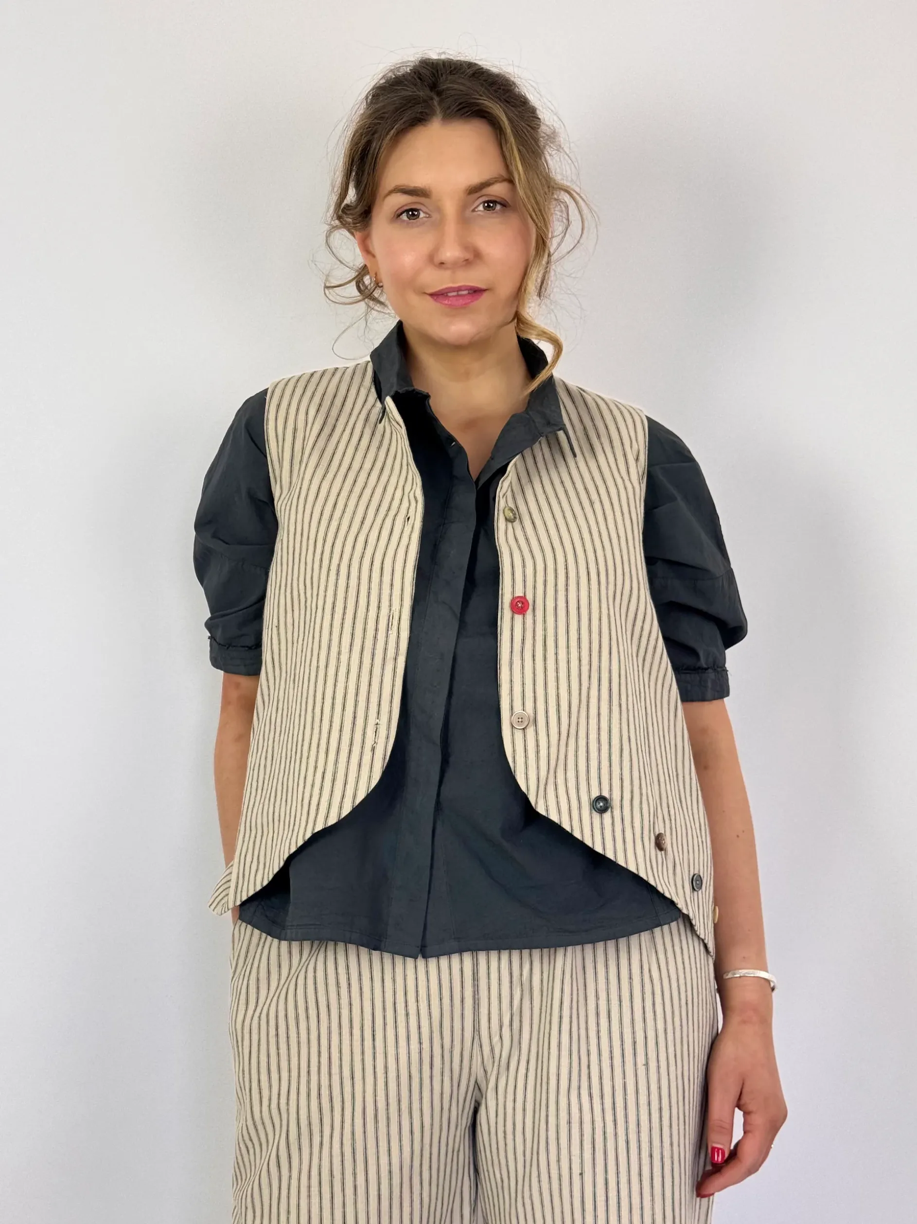 J.Llambias Fatima Waistcoat Stripe