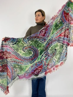 Jo Edwards Big Paisley Scarf