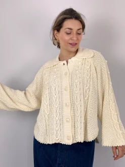 Louise Misha Khellane Cardigan Cream