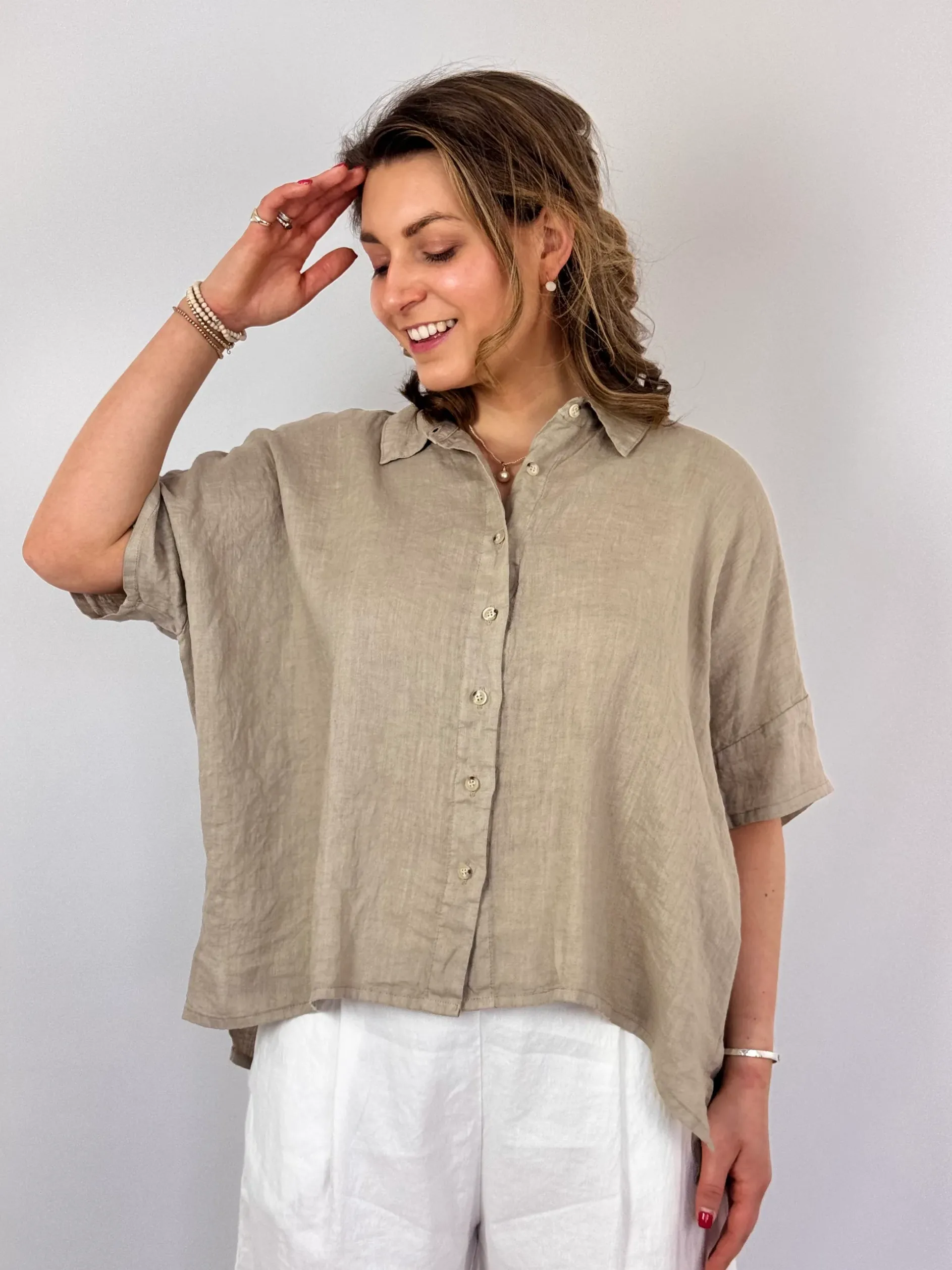 Mama b Cobo Shirt Grezzo