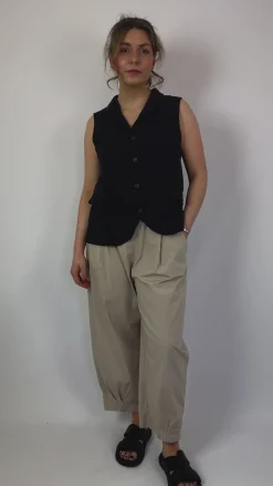 Mama b Kimchi Waistcoat Anthracite