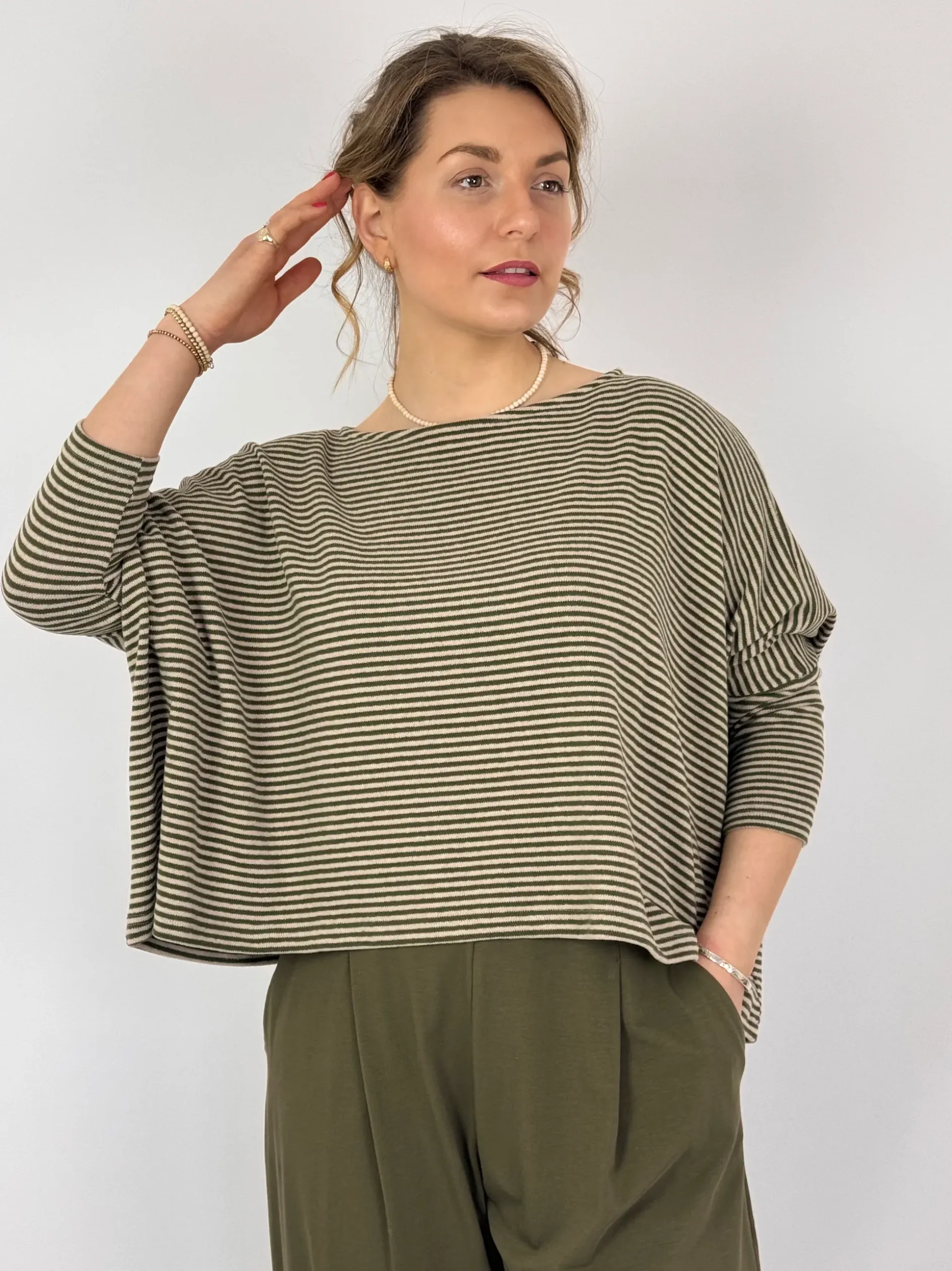 Mama b Kira Jumper Alga Stripe