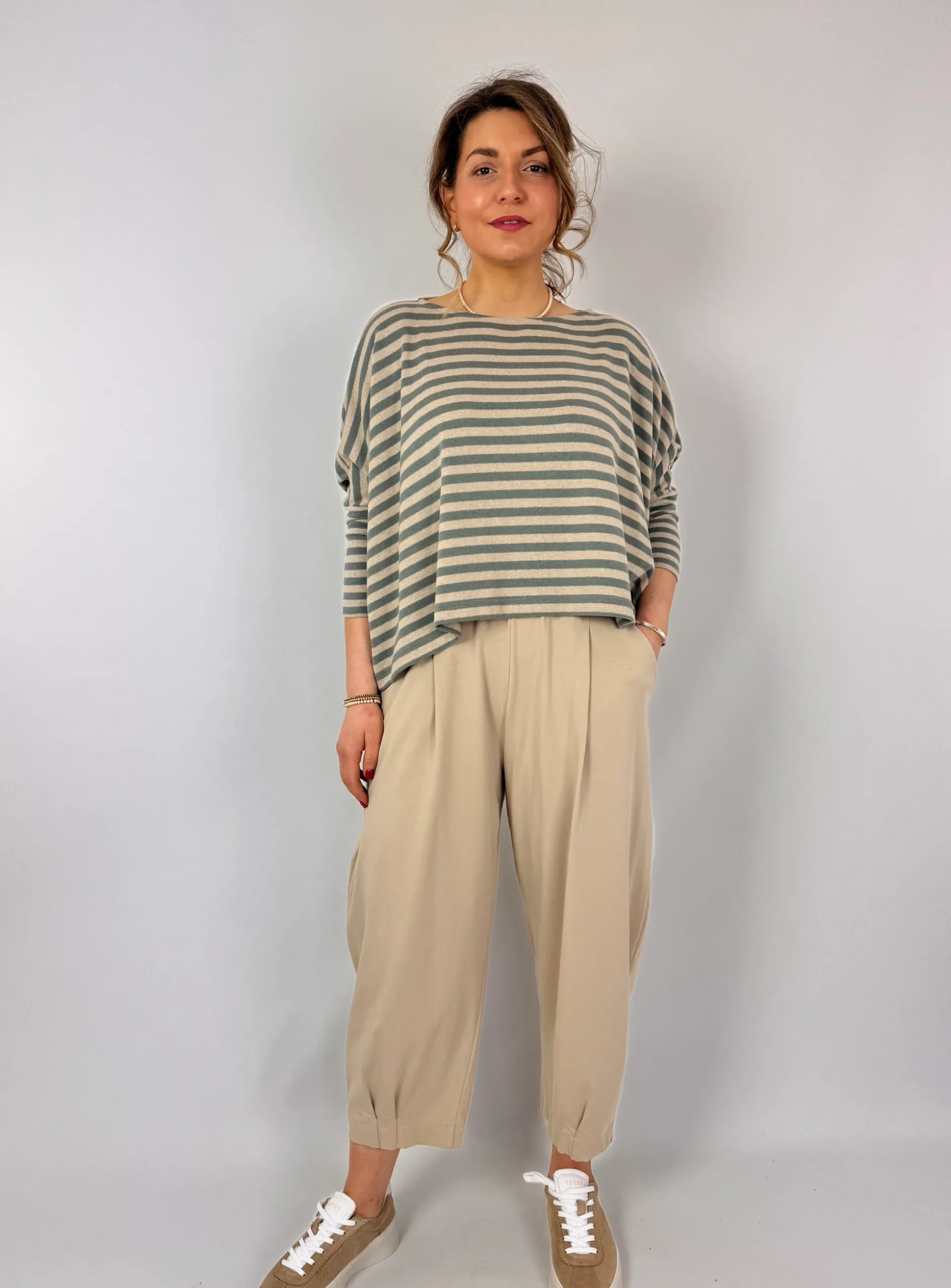 Mama b Kira Jumper Lago Stripe