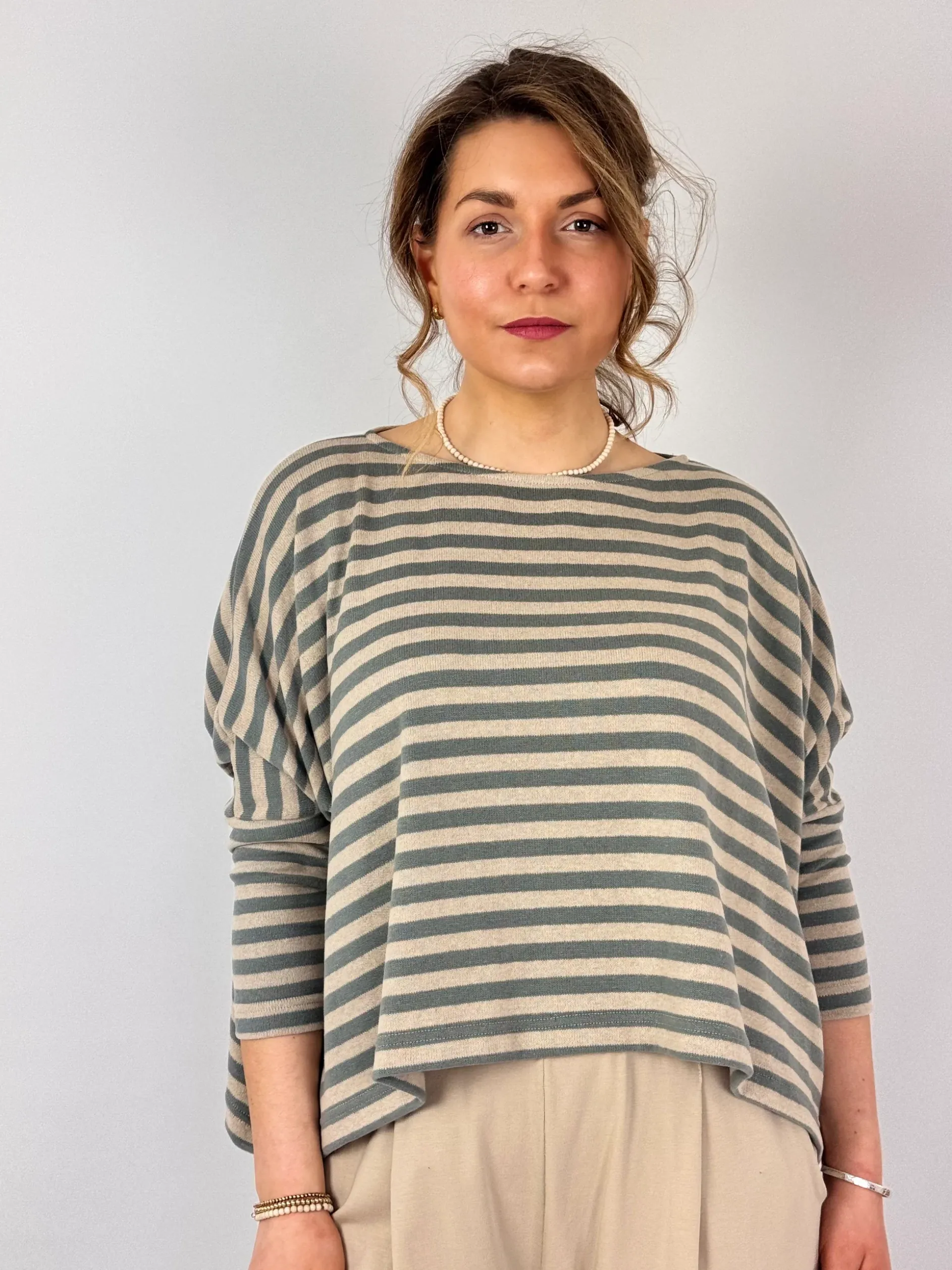 Mama b Kira Jumper Lago Stripe