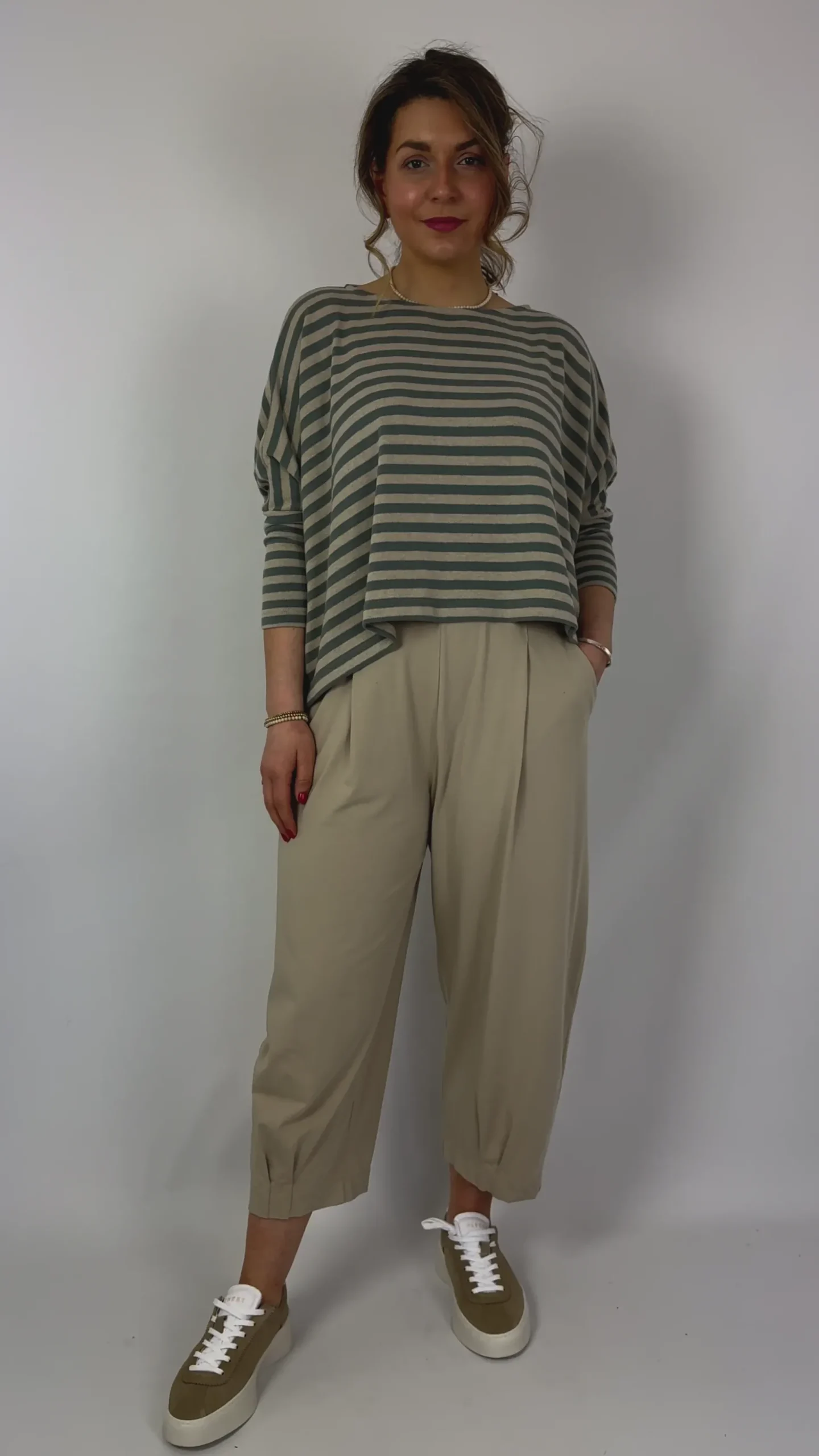 Mama b Kira Jumper Lago Stripe