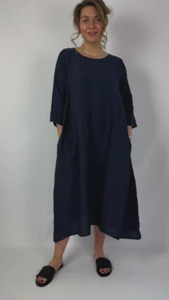 Mama b Rothko A Dress Blue