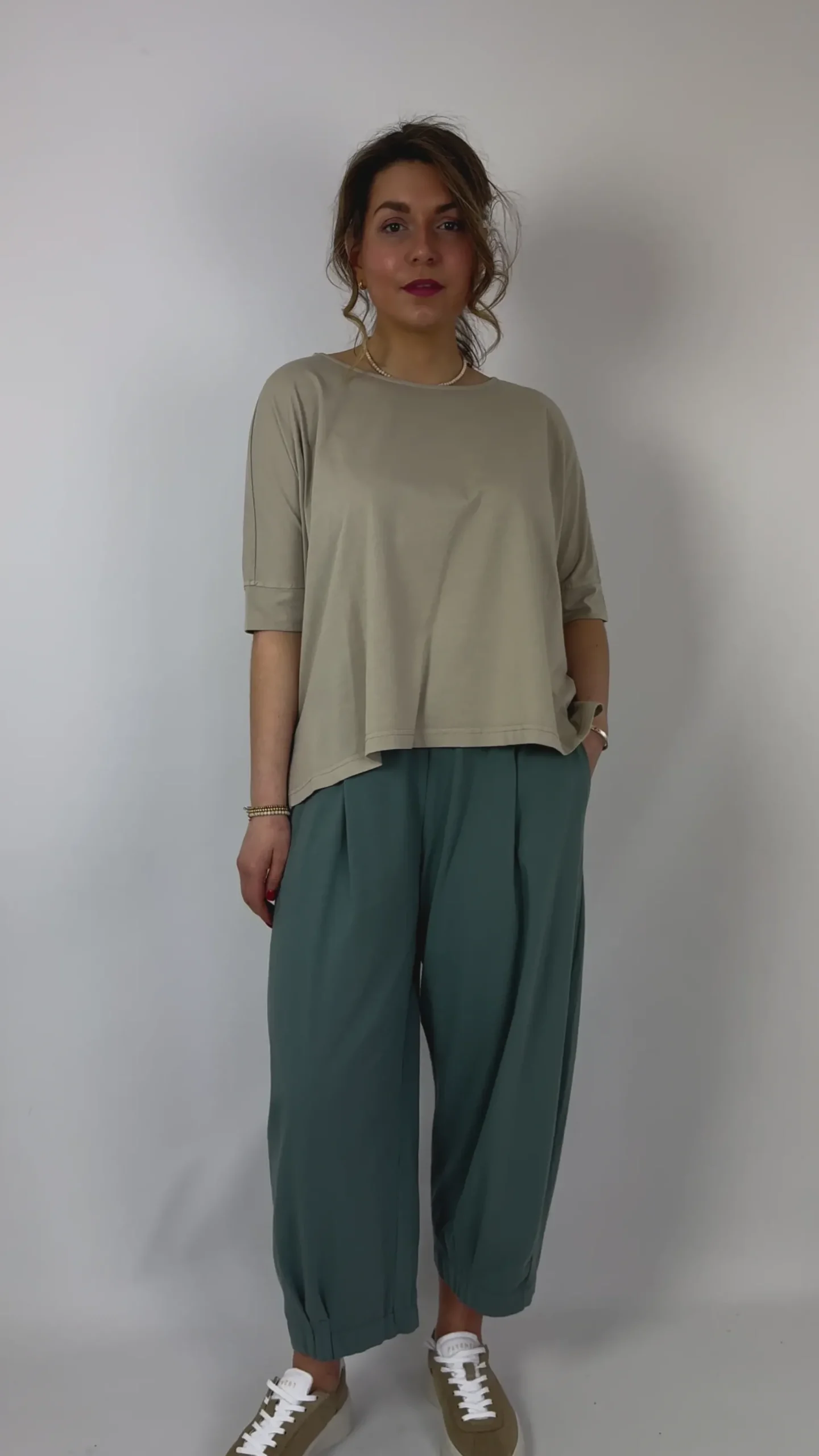 Mama b Tela T-Shirt Grezzo