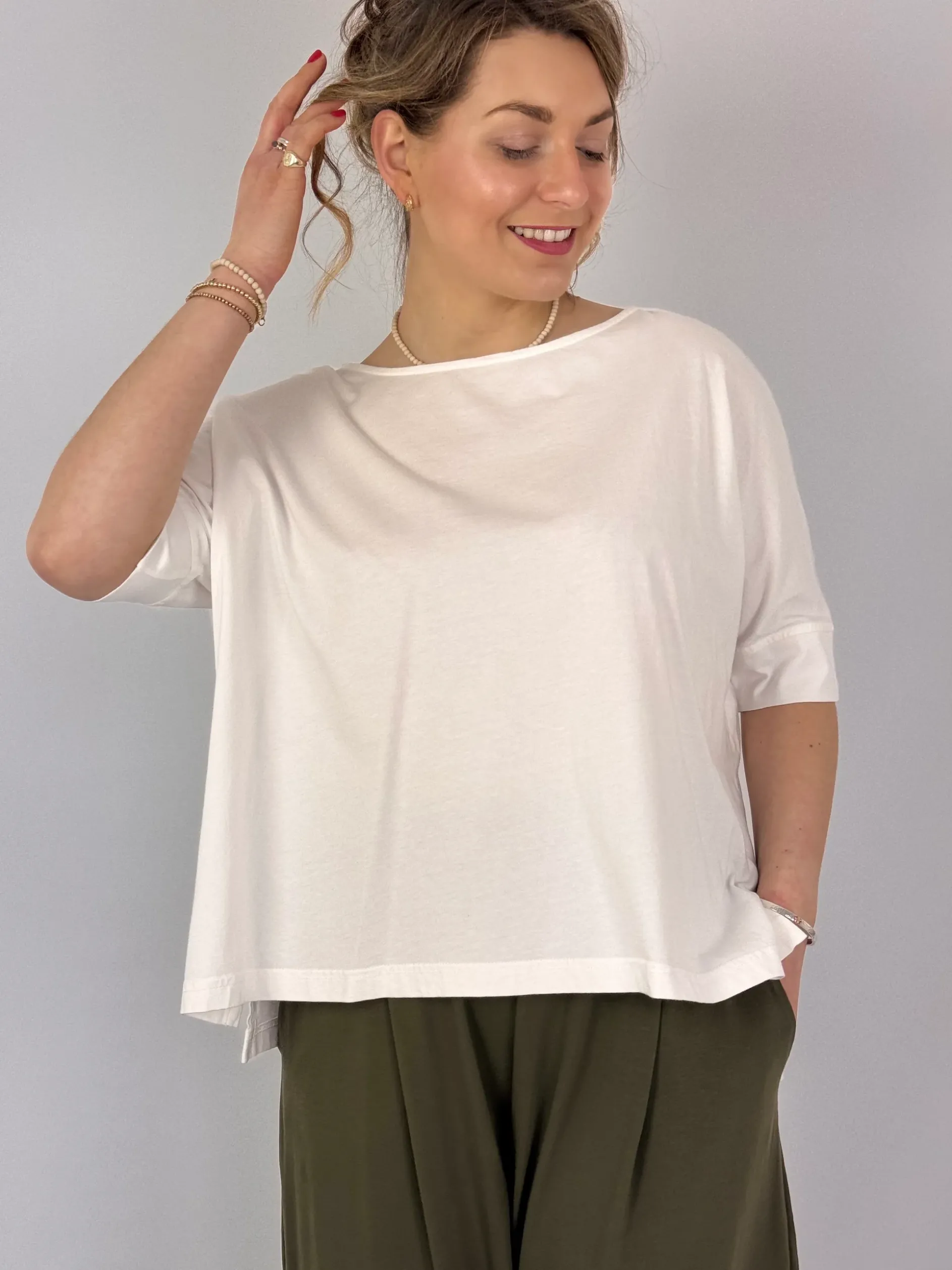 Mama b Tela T-Shirt Latte