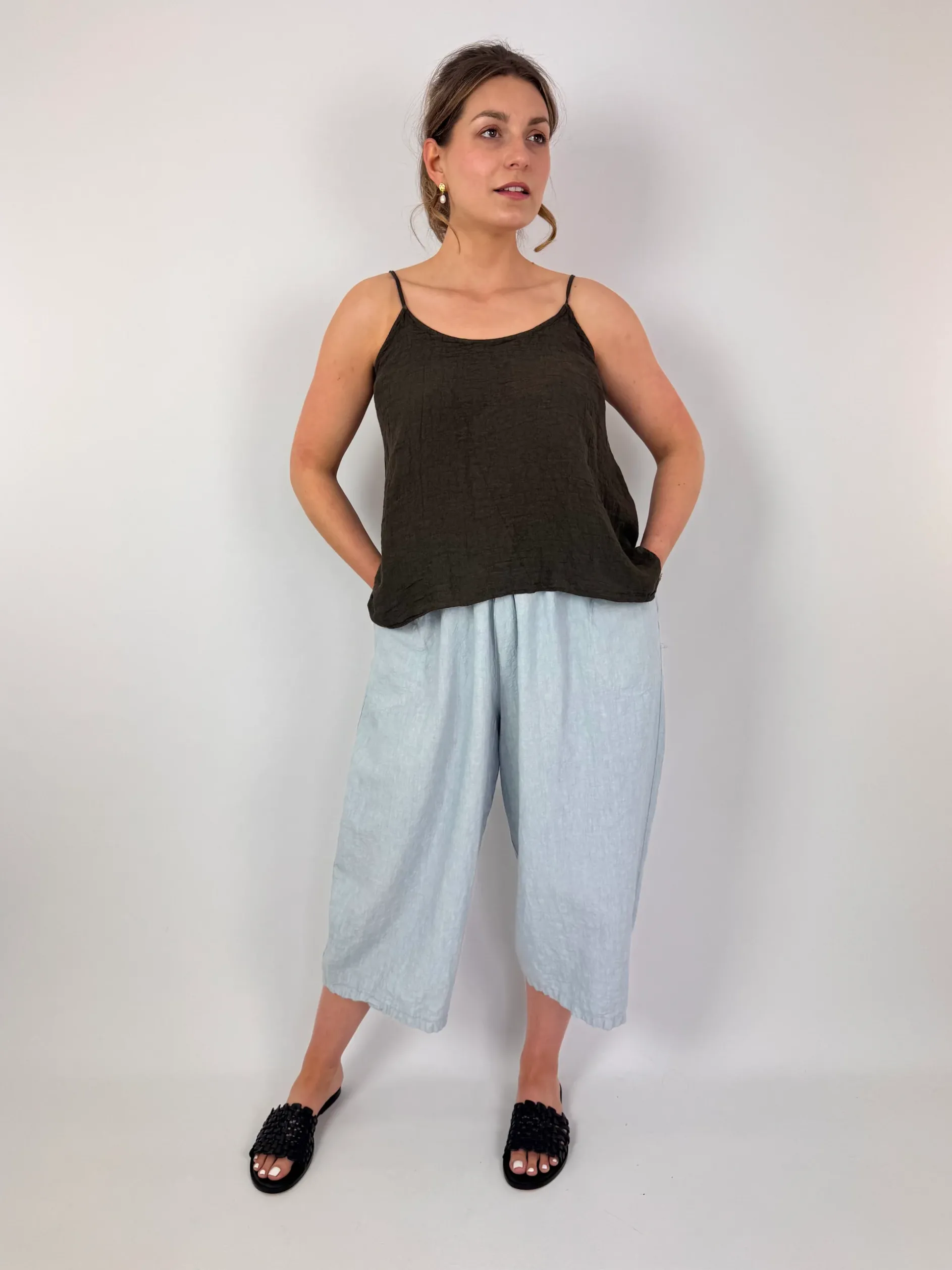 Manuelle Guibal 6834 Yilin Cami Blouse Grey