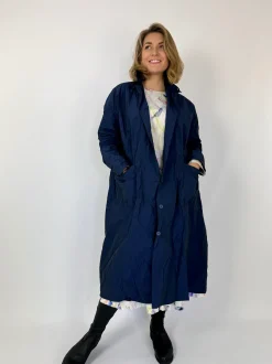 Manuelle Guibal Mystic Trench Coat Oceanic