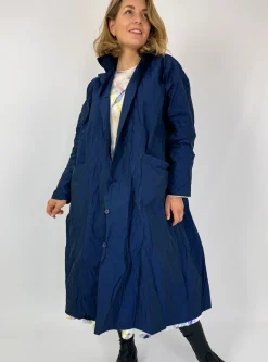 Manuelle Guibal Mystic Trench Coat Oceanic