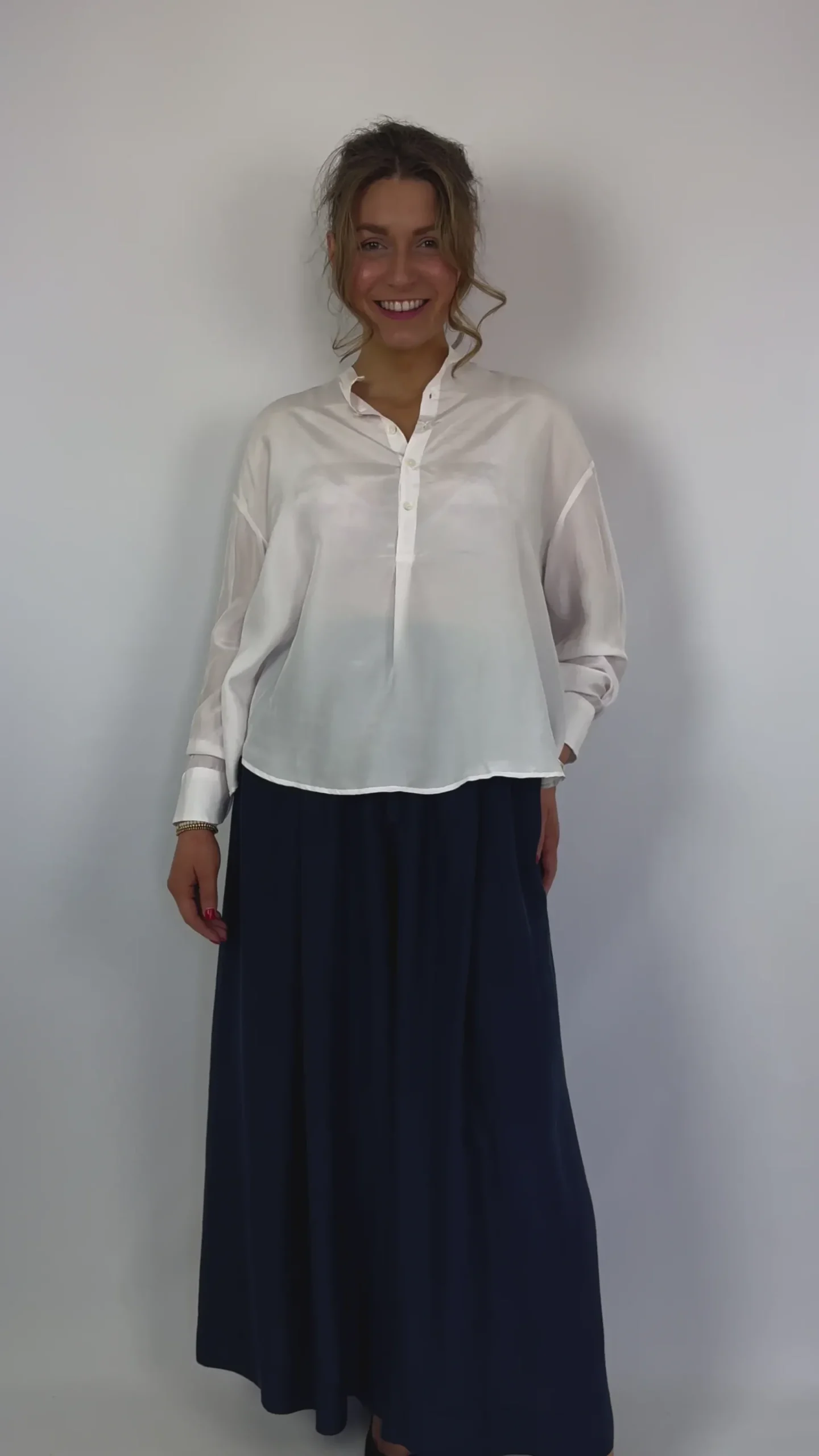 Minina Sandrina Blouse Quarzo