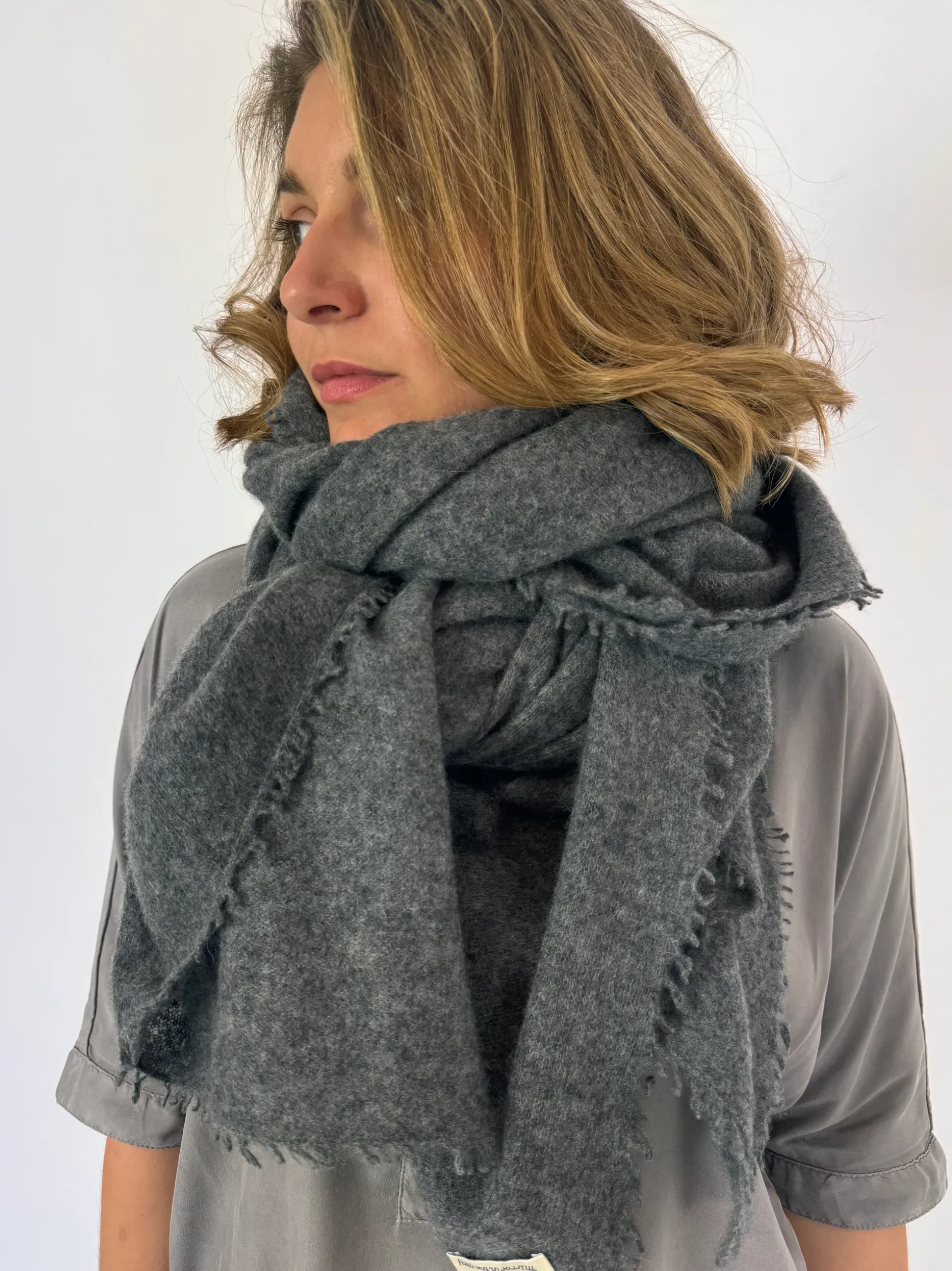 Mirror In The Sky A300 Open Knit Shawl