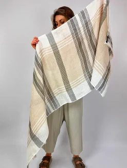 Moult Scarf Beige/Charcoal