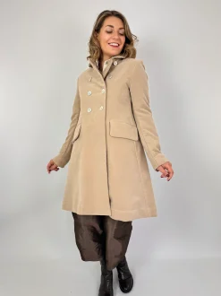 Officinae Double Breasted Coat Beige