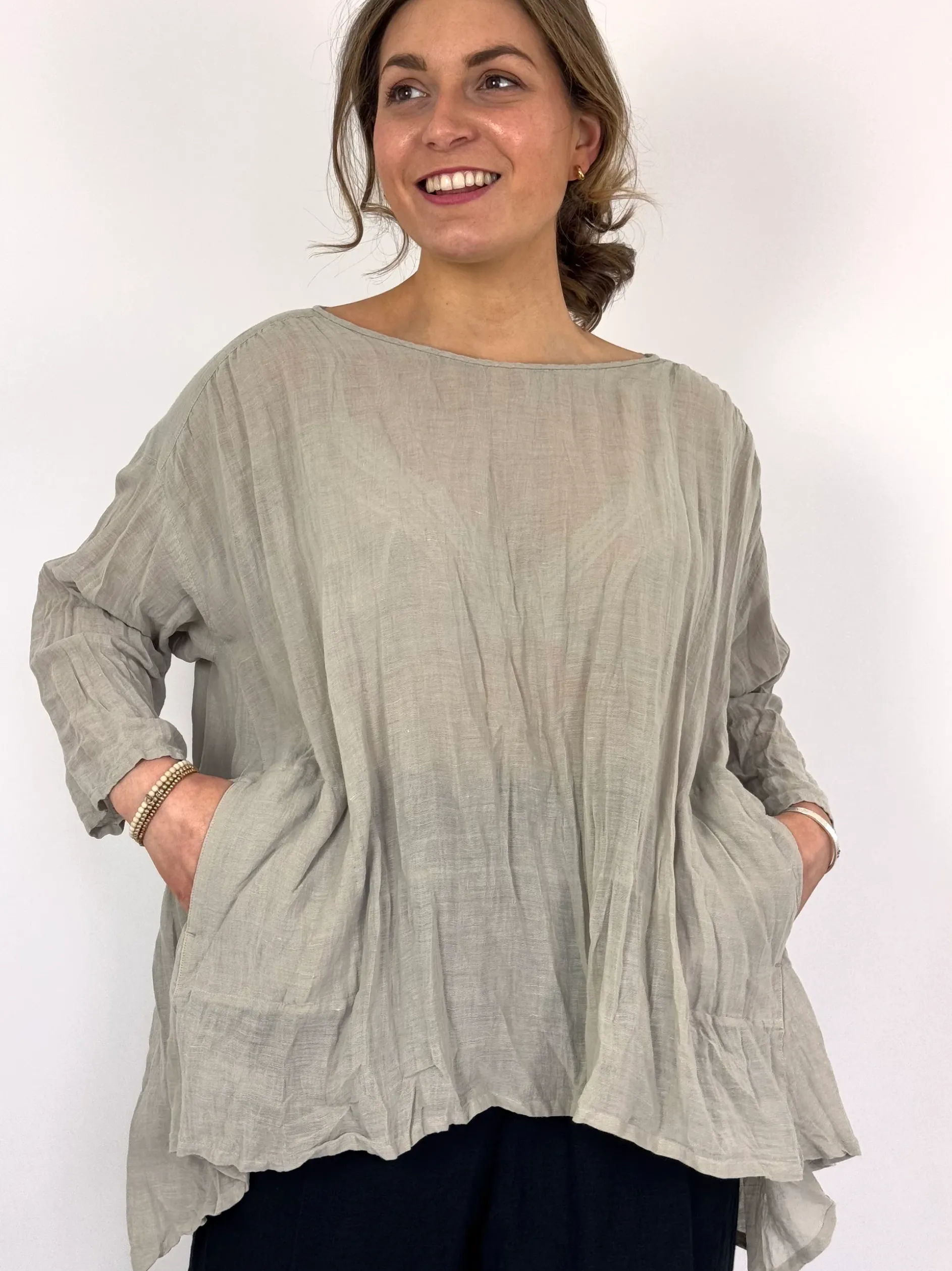 Pas De Calais 6644 Blouse Beige