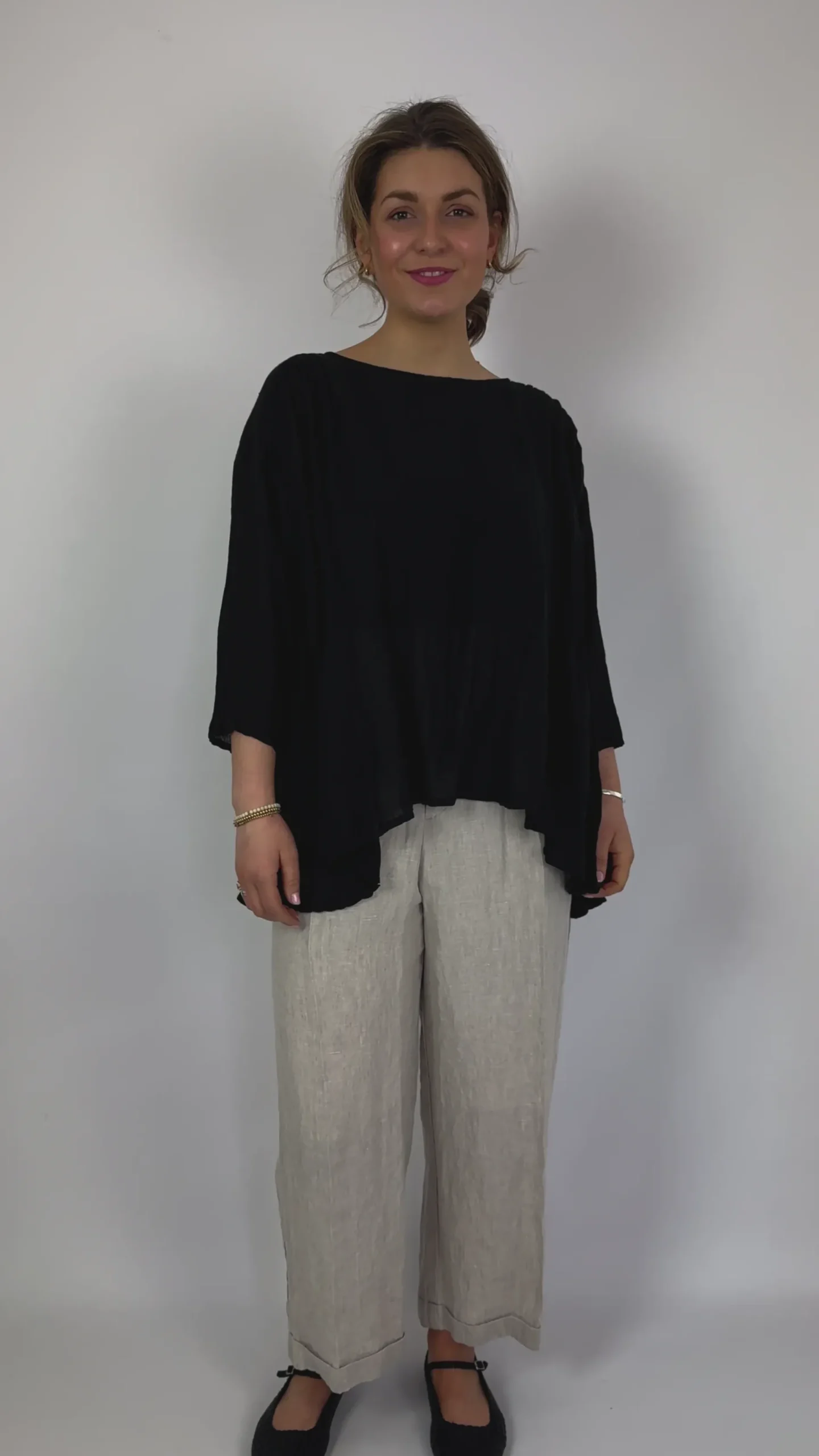 Pas De Calais 6644 Blouse Black
