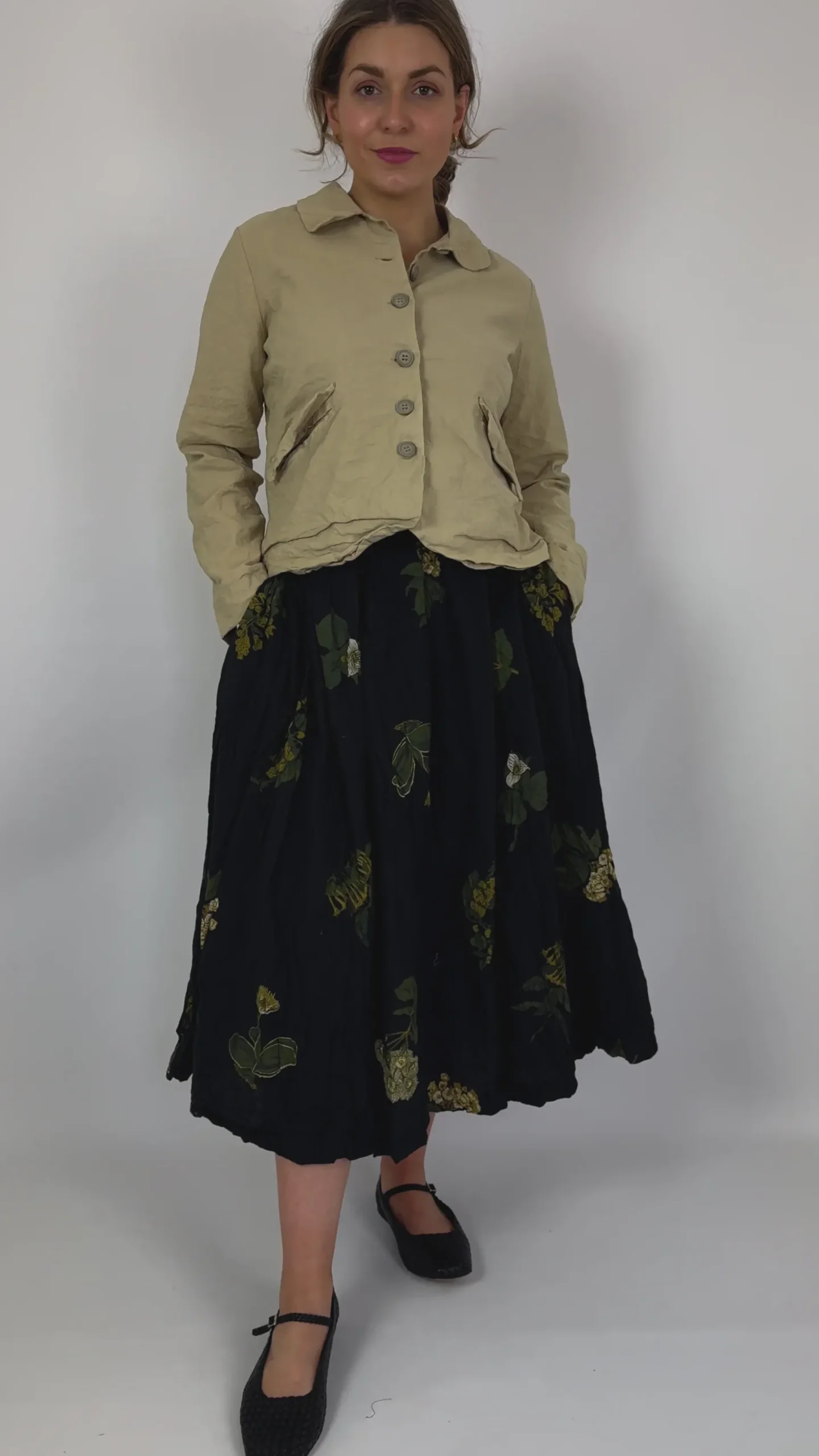 Pas De Calais 7353 Skirt Black