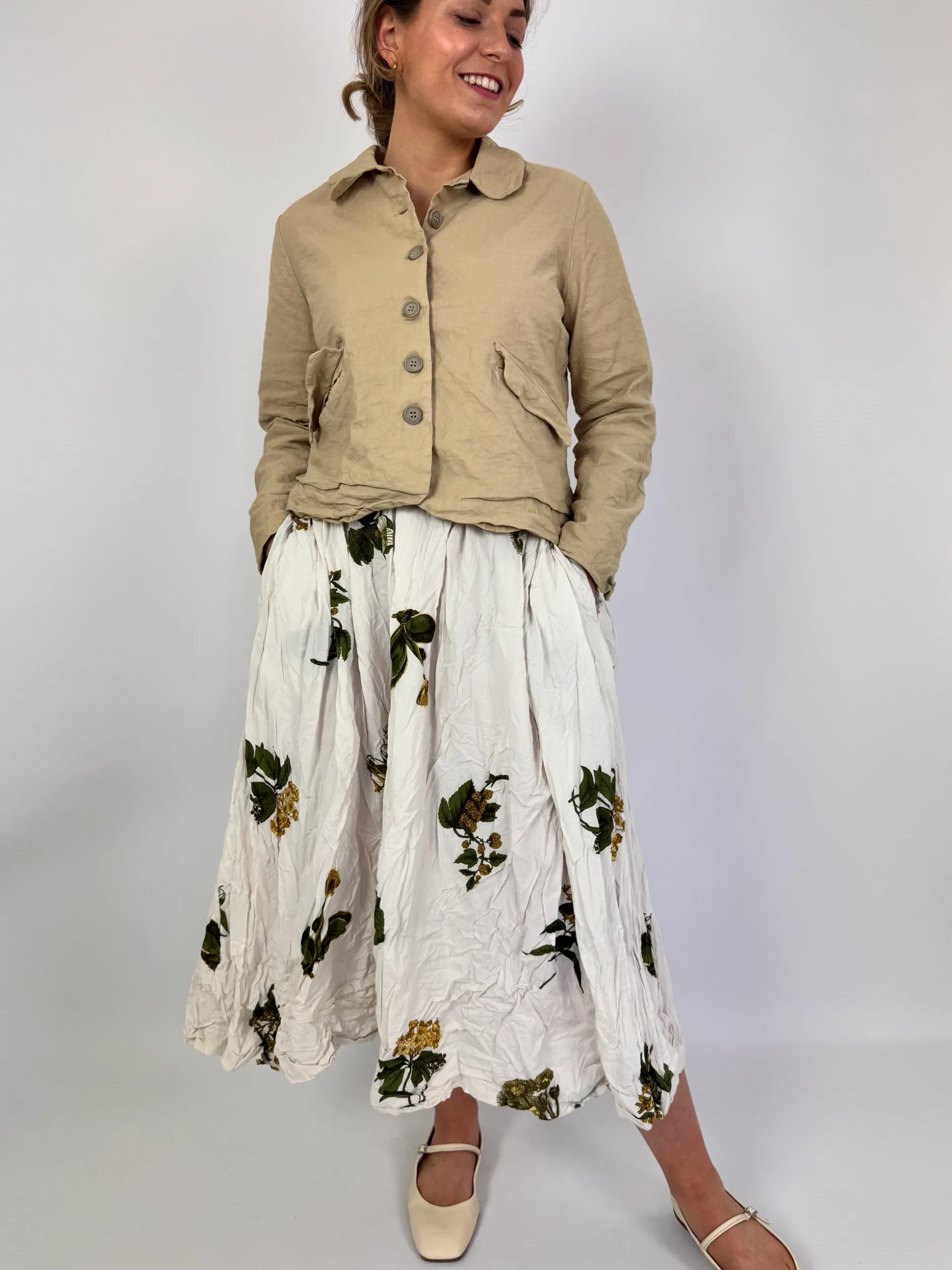 Pas De Calais 7353 Skirt Ivory