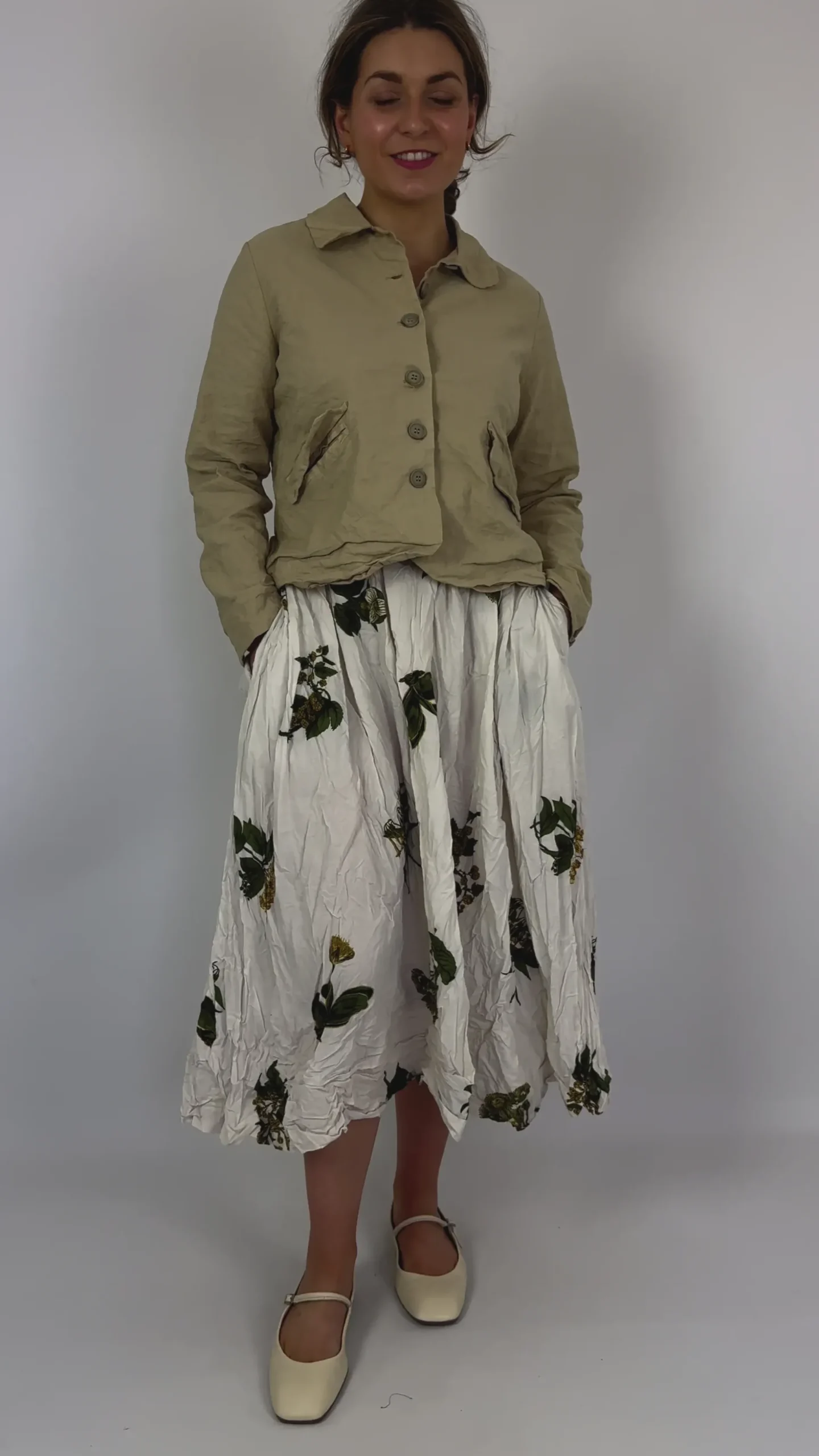 Pas De Calais 7353 Skirt Ivory